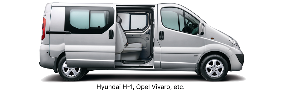 Minibus 8 Pax — example vehicle for this route