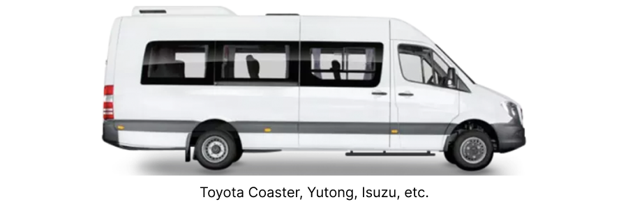 Bus 20 Pax — example vehicle for this route