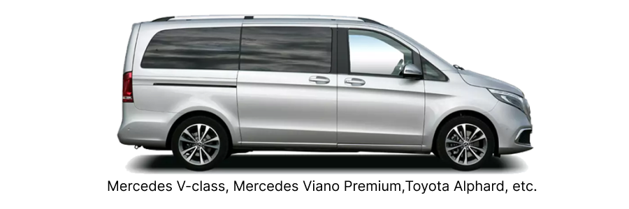 Minivan 5 Pax — example vehicle for this route