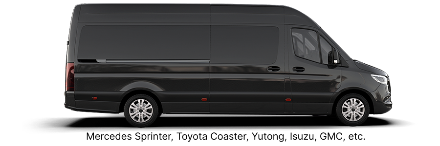 Business Minibus 13 Pax — example vehicle for this route