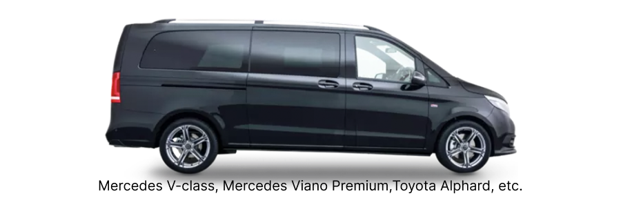 Minivan 6 pax — example vehicle for this route