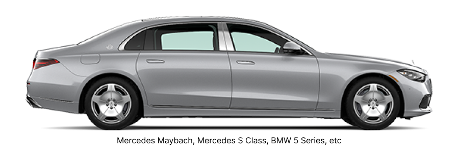 Sedan — example vehicle for this route